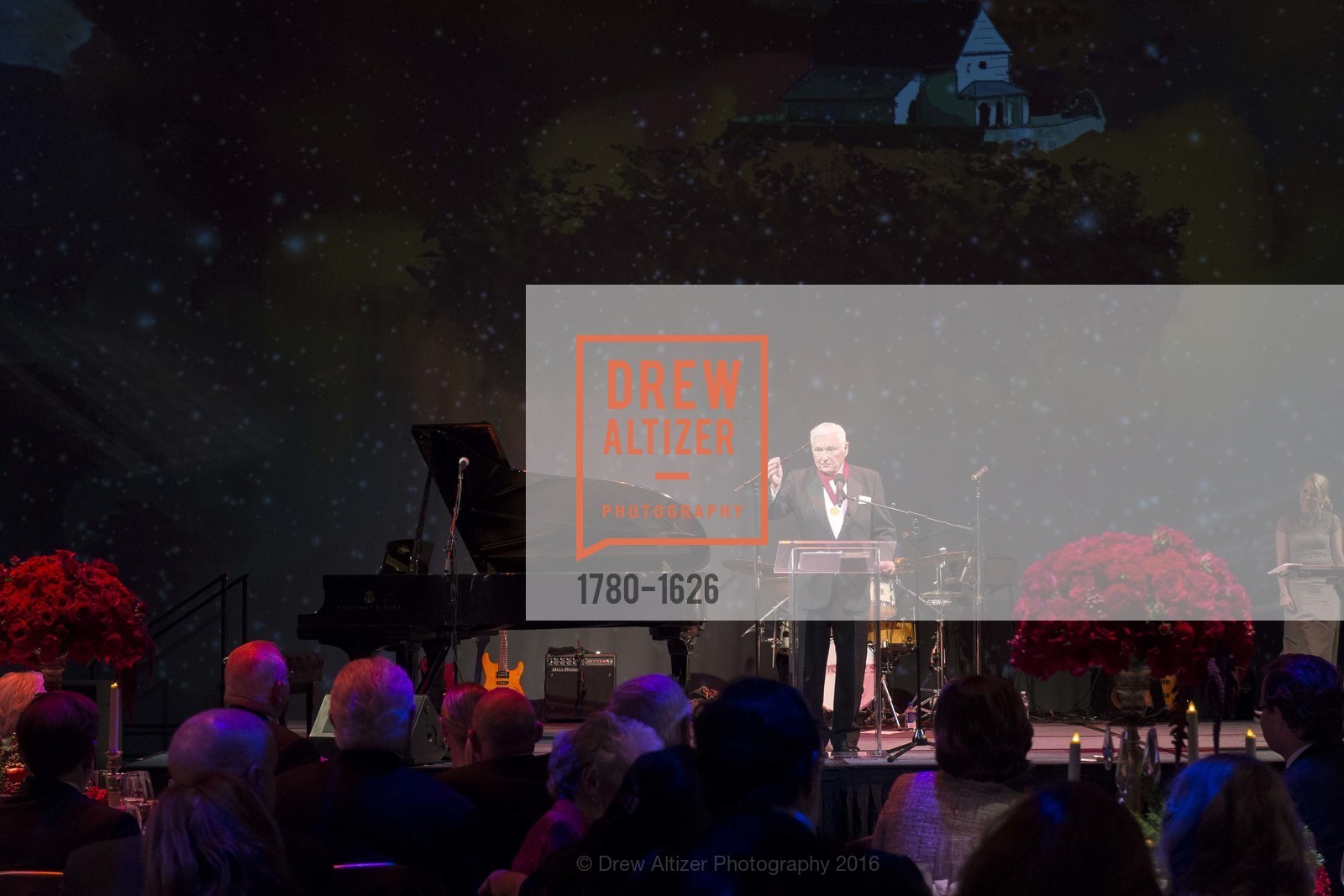 Pitch Johnson, SF Opera's An Evening on the Stage honoring Franklin P. ("Pitch") Johnson, Jr., War Memorial Opera House. 301 Van Ness Avenue, San Francisco, CA 94102, December 5th, 2016, Photo #1780-1626 Pitch Johnson, Photo #1780-1626