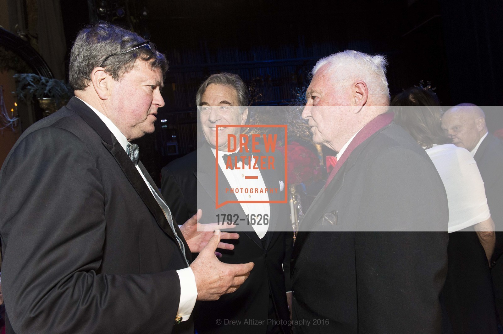 John Gunn, Paul Pelosi, Pitch Johnson, SF Opera's An Evening on the Stage honoring Franklin P. ("Pitch") Johnson, Jr., War Memorial Opera House. 301 Van Ness Avenue, San Francisco, CA 94102, December 5th, 2016, Photo #1792-1626 John Gunn, Paul Pelosi, Pitch Johnson, Photo #1792-1626