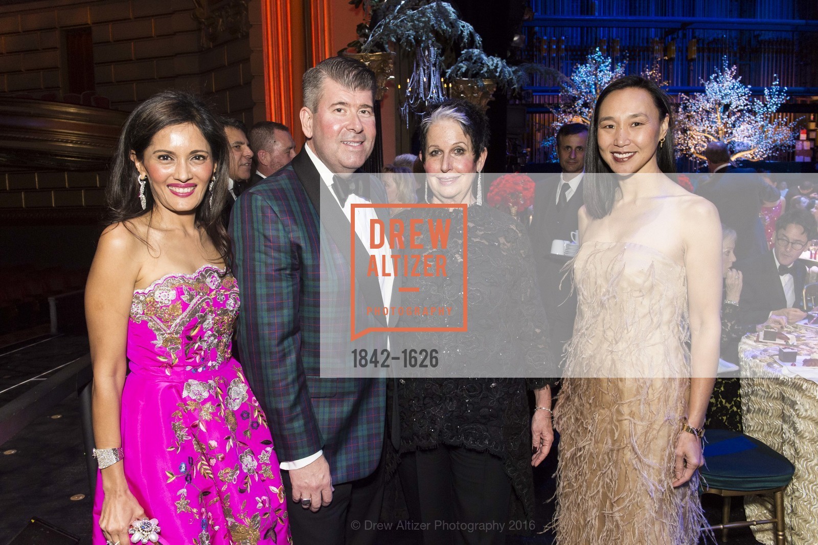 Komal Shah, Alan Morrell, Karen Kubin, Carolyn Chang, SF Opera's An Evening on the Stage honoring Franklin P. ("Pitch") Johnson, Jr., Various, Various. Various, July 20th, 2020, Photo #1842-1626 Komal Shah, Alan Morrell, Karen Kubin, Carolyn Chang, Photo #1842-1626