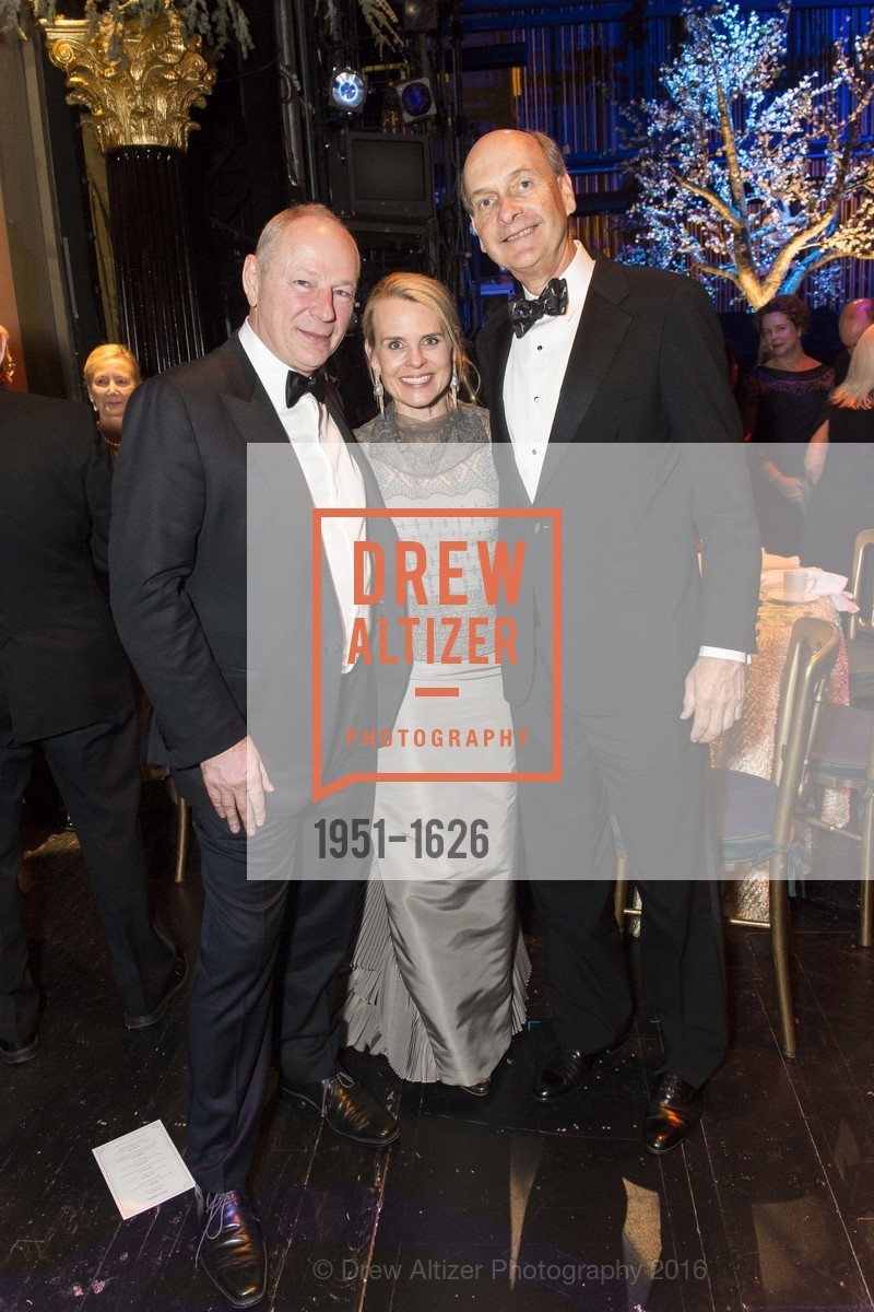 Val Karruck, Jane Mudge, Keith Geeslin, SF Opera's An Evening on the Stage honoring Franklin P. ("Pitch") Johnson, Jr., War Memorial Opera House. 301 Van Ness Avenue, San Francisco, CA 94102, December 5th, 2016, Photo #1951-1626 Val Karruck, Jane Mudge, Keith Geeslin, Photo #1951-1626