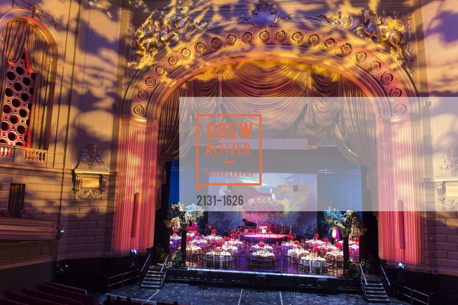 Atmosphere, SF Opera's An Evening on the Stage honoring Franklin P. ("Pitch") Johnson, Jr., War Memorial Opera House. 301 Van Ness Avenue, San Francisco, CA 94102, December 5th, 2016, Photo #2131-1626 Atmosphere, Photo #2131-1626