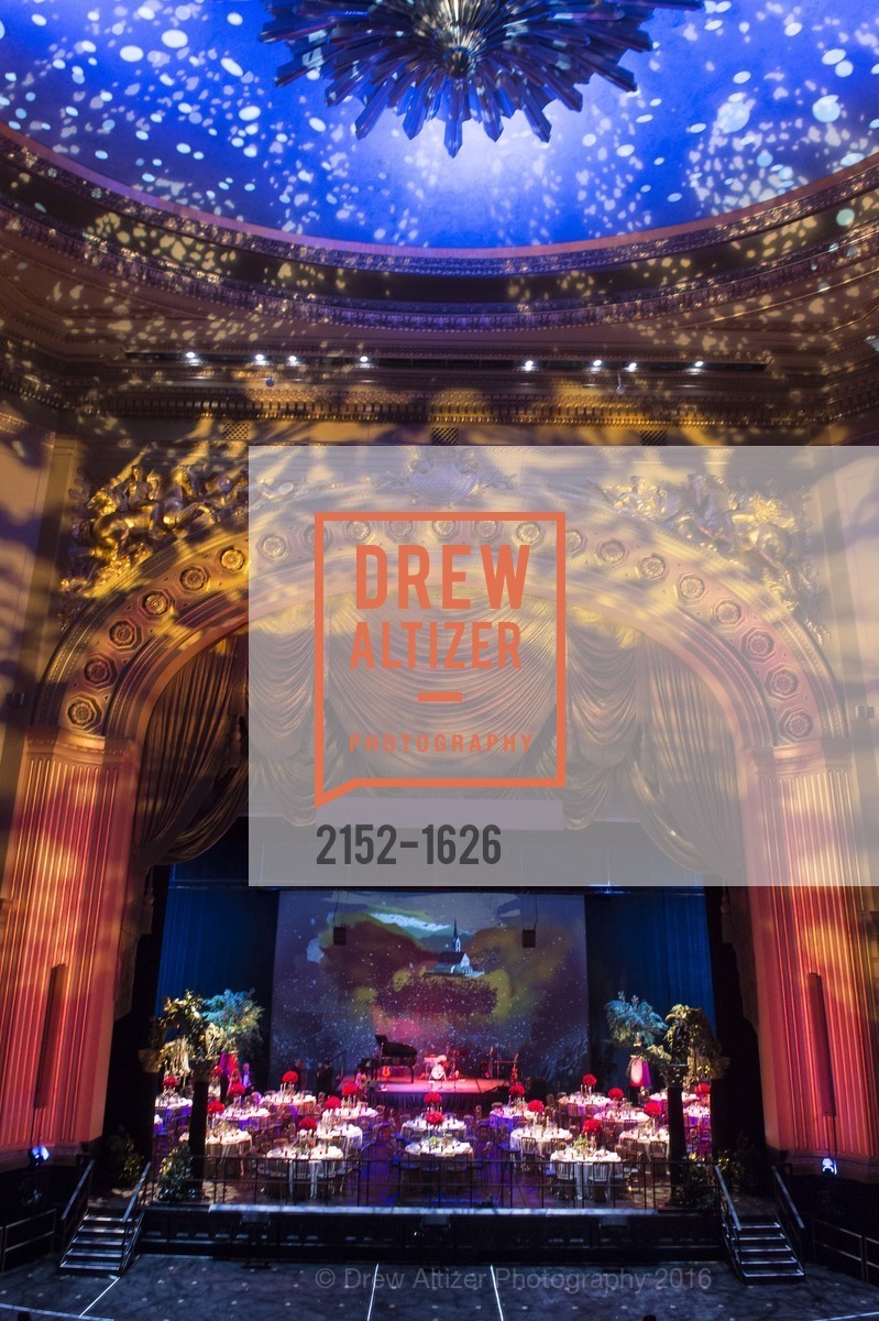 Atmosphere, SF Opera's An Evening on the Stage honoring Franklin P. ("Pitch") Johnson, Jr., War Memorial Opera House. 301 Van Ness Avenue, San Francisco, CA 94102, December 5th, 2016, Photo #2152-1626 Atmosphere, Photo #2152-1626