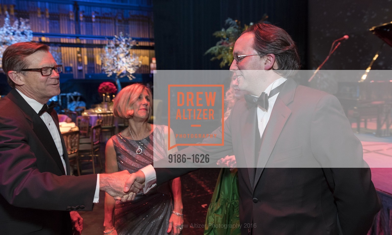 Mark Medearis, Kathy Huber, Matthew Shilvock, SF Opera's An Evening on the Stage honoring Franklin P. (