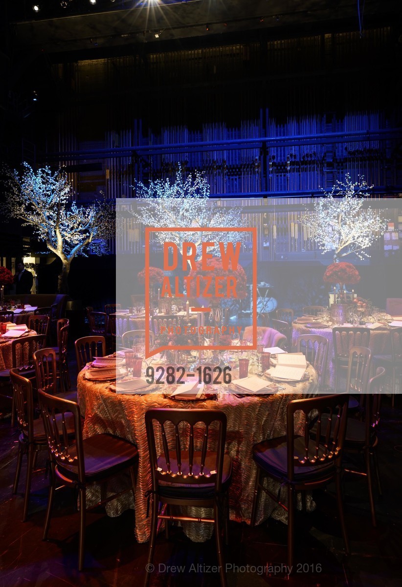 Atmosphere, SF Opera's An Evening on the Stage honoring Franklin P. ("Pitch") Johnson, Jr., War Memorial Opera House. 301 Van Ness Avenue, San Francisco, CA 94102, December 5th, 2016, Photo #9282-1626 Atmosphere, Photo #9282-1626