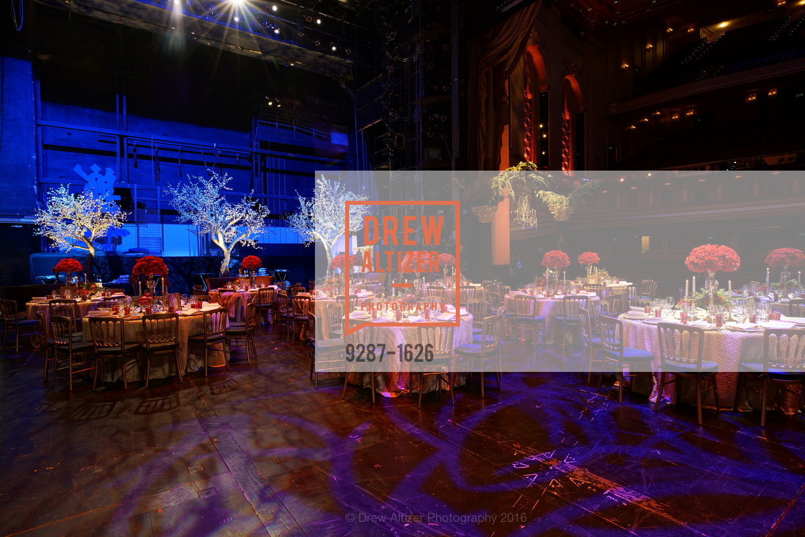 Atmosphere, SF Opera's An Evening on the Stage honoring Franklin P. ("Pitch") Johnson, Jr., War Memorial Opera House. 301 Van Ness Avenue, San Francisco, CA 94102, December 5th, 2016, Photo #9287-1626 Atmosphere, Photo #9287-1626