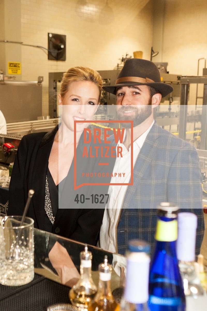Shyler Peters, Trevor Landry, Anchor Distillery's 20 Years of Juniper Gin, 1705 Mariposa Street. 1705 Mariposa Street, December 5th, 2016, Photo #40-1627 Shyler Peters, Trevor Landry, Photo #40-1627