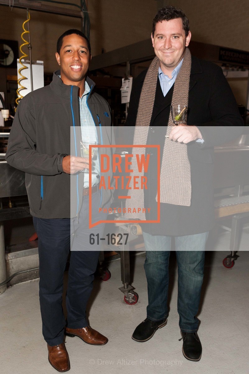 Rian Webb, Patrick Wild, Anchor Distillery's 20 Years of Juniper Gin, 1705 Mariposa Street. 1705 Mariposa Street, Photo #61-1627 Rian Webb, Patrick Wild, Photo #61-1627