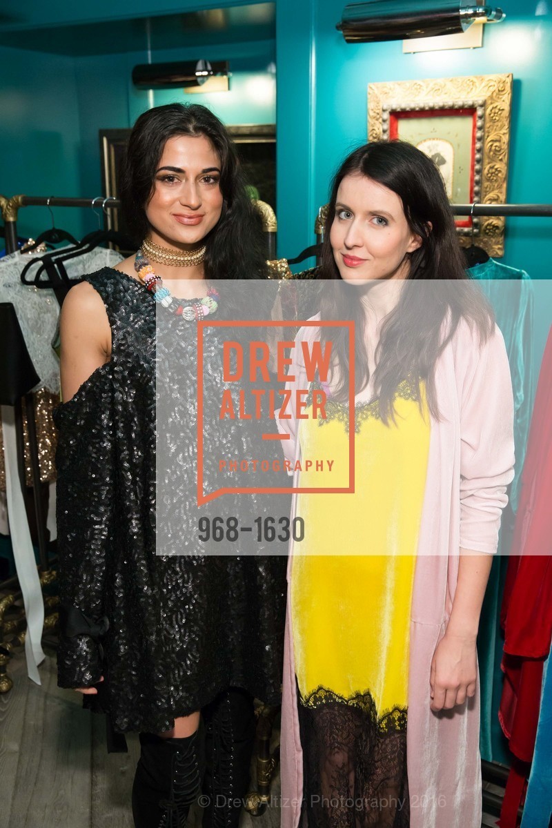 Asha Raval, Juliana Stoy, Major Obsessions Fashion Project Launch, The Harrison, Uncle Harry's. 401 Harrison St, December 7th, 2016, Photo #968-1630 Asha Raval, Juliana Stoy, Photo #968-1630