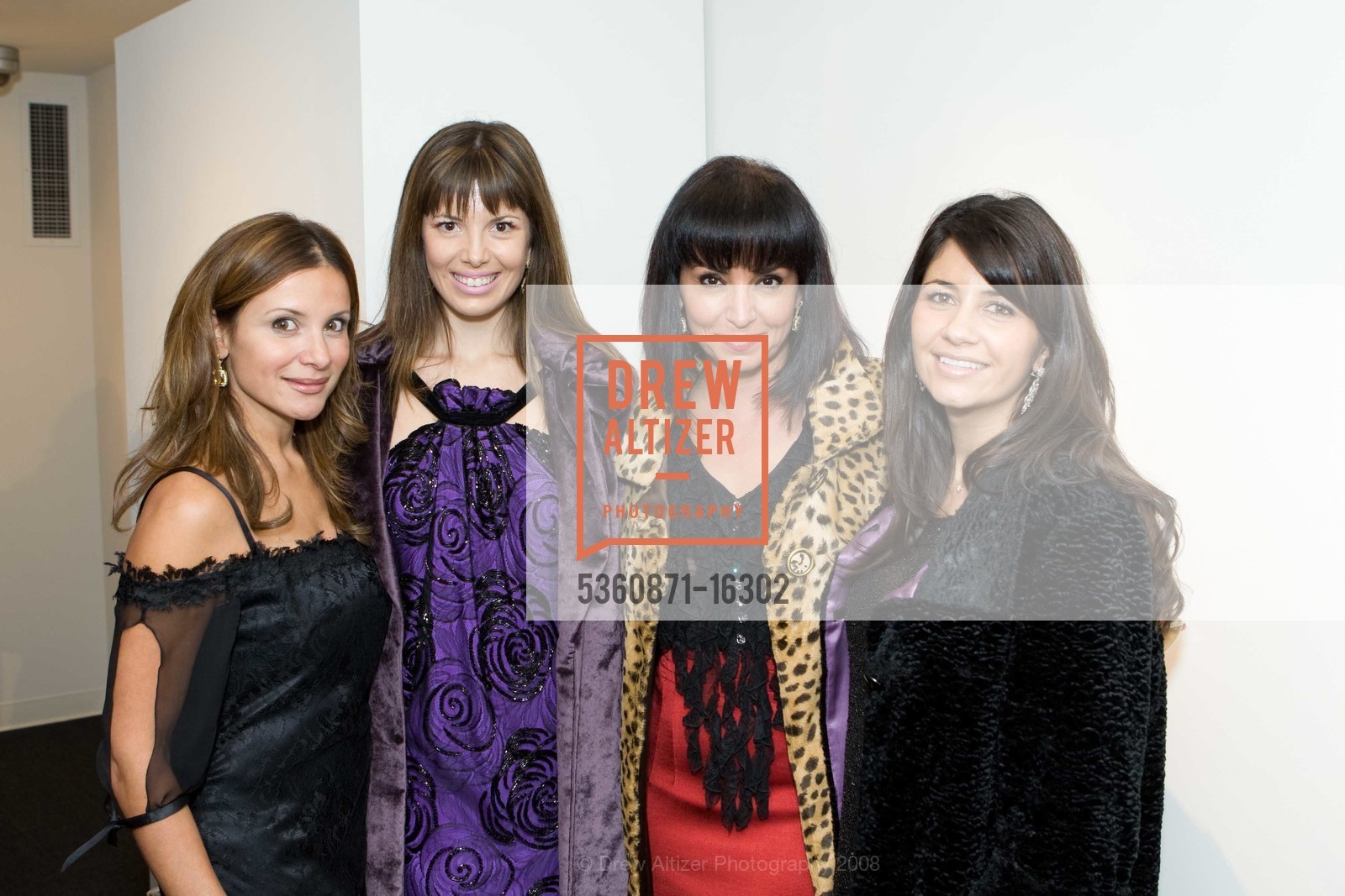 Claudia Ross, Caroline Toler, Azadeh, Narguess Farahi, Premiere Exhibition of STEPHEN SUMNER: New Works at Serge Sorokko Gallery, US, November 20th, 2008, Photo #5360871-16302 Claudia Ross, Caroline Toler, Azadeh, Narguess Farahi, Photo #5360871-16302