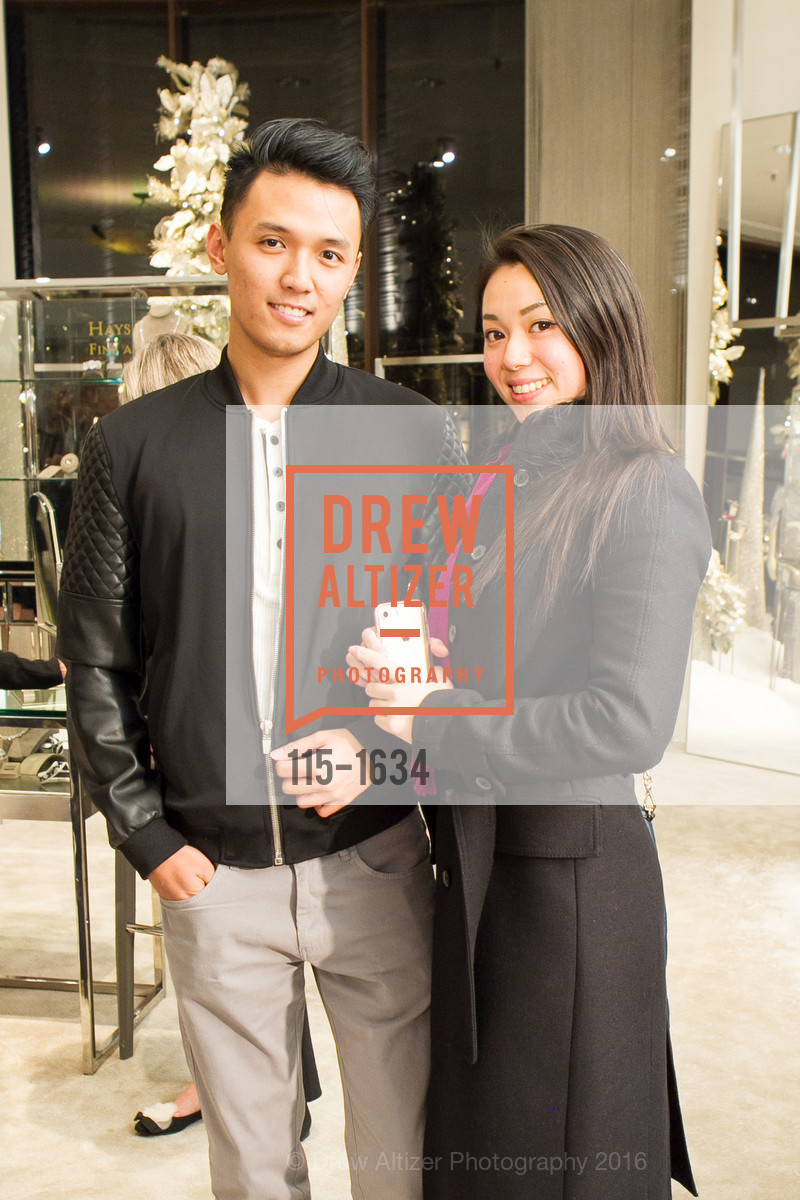 Kawai Sham, Judy Zhu, Saks Fifth Avenue Private Shopping Night, Saks Fifth Avenue. 384 Post St, December 7th, 2016, Photo #115-1634 Kawai Sham, Judy Zhu, Photo #115-1634