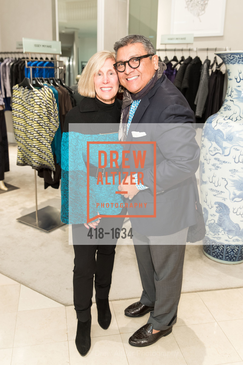 Kathy Huber, Riccardo Benavides, Saks Fifth Avenue Private Shopping Night, Saks Fifth Avenue. 384 Post St, Photo #418-1634 Kathy Huber, Riccardo Benavides, Photo #418-1634