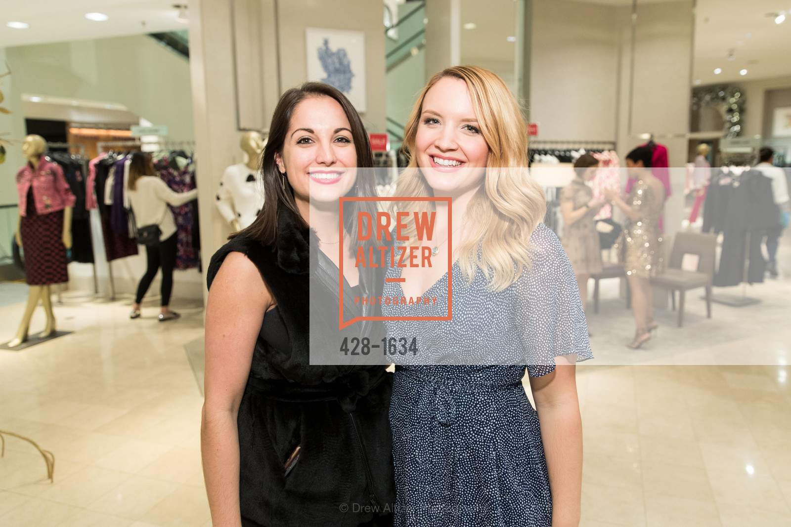 Megan Connelly, Christina Gorlick, Saks Fifth Avenue Private Shopping Night, Saks Fifth Avenue. 384 Post St, December 7th, 2016