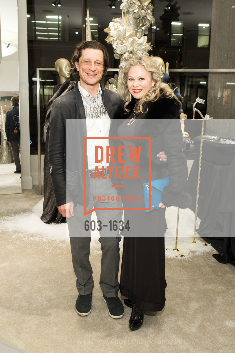 Vadim Dagman, Anna Dagman, Saks Fifth Avenue Private Shopping Night, Saks Fifth Avenue. 384 Post St, December 7th, 2016, Photo #603-1634 Vadim Dagman, Anna Dagman, Photo #603-1634