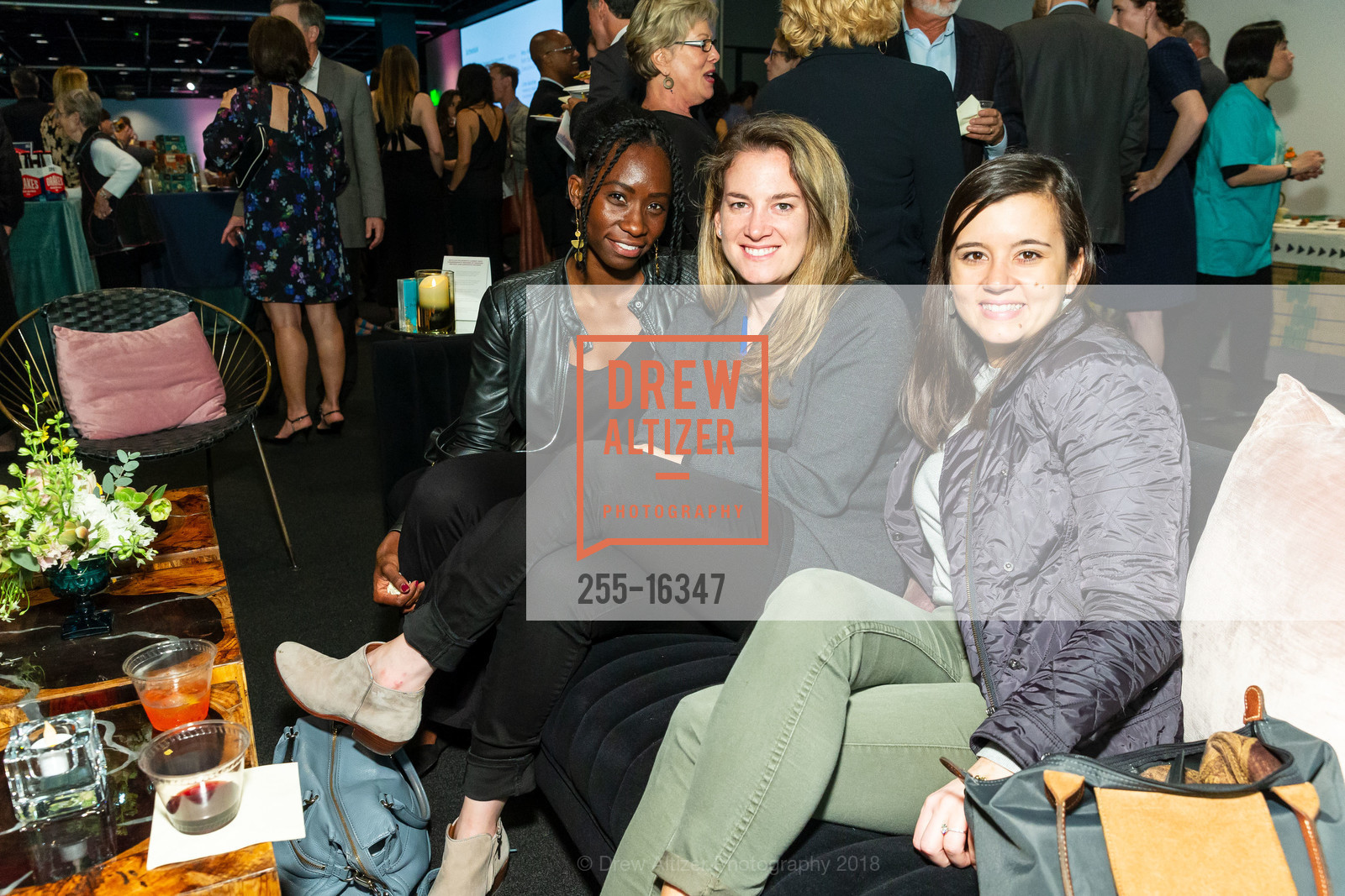 Candace Dorsey, Morgan Steinberg, Lia Polizos, Episcopal Community Services CHEFS Gala 2018, Bespoke, Westfield Centre. 845 Market Street, June 7th, 2018, Photo #255-16347 Candace Dorsey, Morgan Steinberg, Lia Polizos, Photo #255-16347