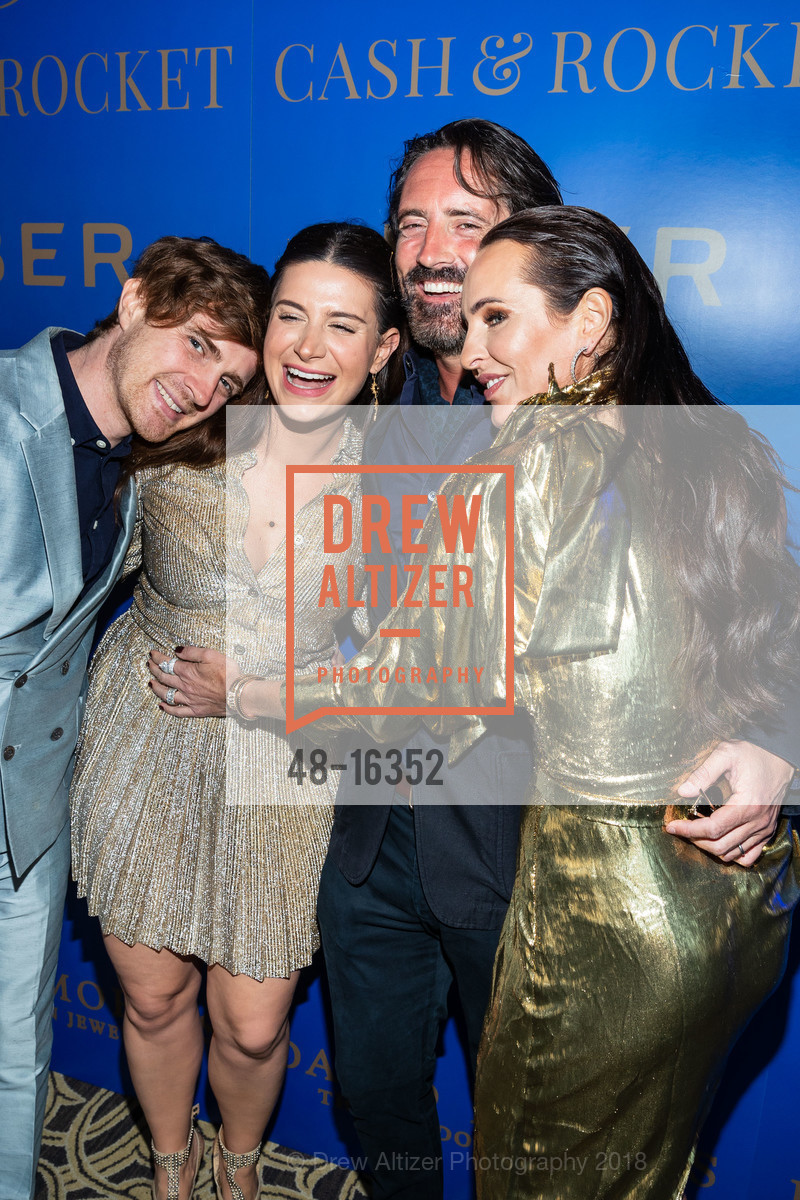 Peter Mayes, Rachel Zeilic, Mark Brangstrup, Julie Brangstrup, The Annual Cash and Rocket Tour Launch Party, The Fairmont Hotel, Penthouse Suite. 950 Mason Street, June 7th, 2018, Photo #48-16352 Peter Mayes, Rachel Zeilic, Mark Brangstrup, Julie Brangstrup, Photo #48-16352