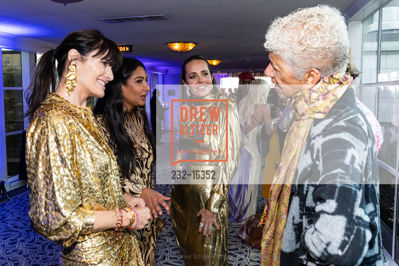 Gwen McCaw, Gelila Puck, Julie Brangstrup, The Annual Cash and Rocket Tour Launch Party, The Fairmont Hotel, Penthouse Suite. 950 Mason Street, June 7th, 2018, Photo #232-16352 Gwen McCaw, Gelila Puck, Julie Brangstrup, Photo #232-16352