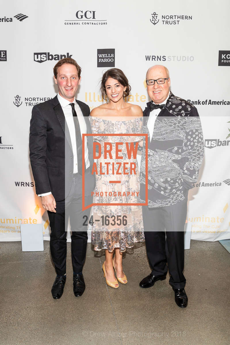 Allan Conway, Shira Gasarch, Mark Reisbaum, The Contemporary Jewish Museums's 10th Anniversary Gala 2018, Contemporary Jewish Museum. 736 Mission Street, June 9th, 2018, Photo #24-16356 Allan Conway, Shira Gasarch, Mark Reisbaum, Photo #24-16356