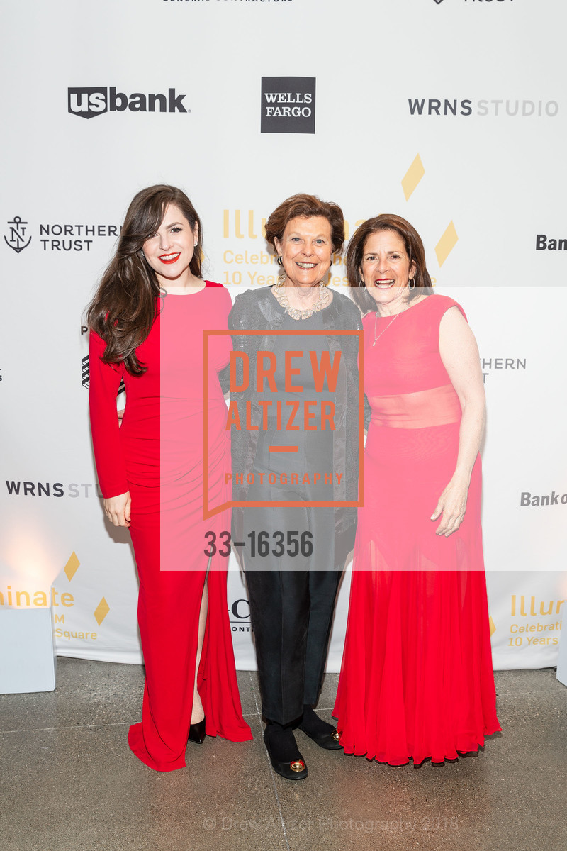 Emily Erlich, Mary Robinson, Marjorie Swig, Photo #33-16356