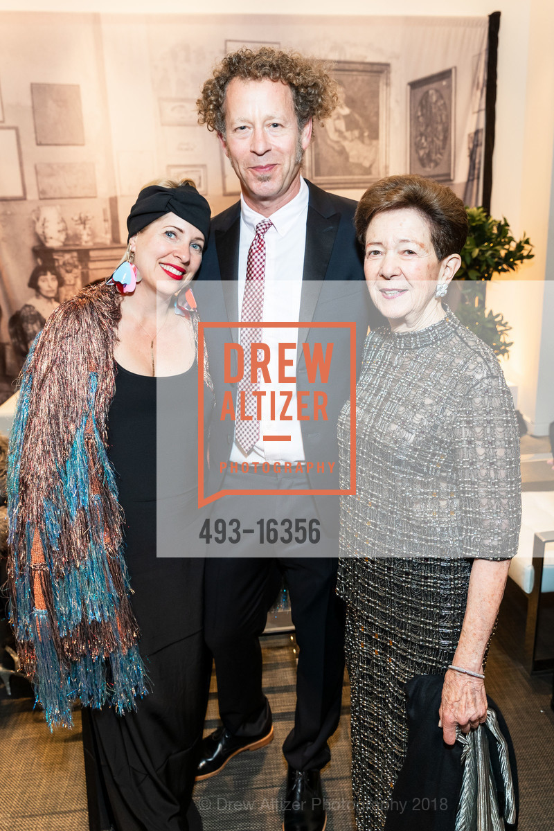 Tiffany Shlain, Ken Goldberg, Roselyne Swig, The Contemporary Jewish Museums's 10th Anniversary Gala 2018, Contemporary Jewish Museum. 736 Mission Street, June 9th, 2018, Photo #493-16356 Tiffany Shlain, Ken Goldberg, Roselyne Swig, Photo #493-16356