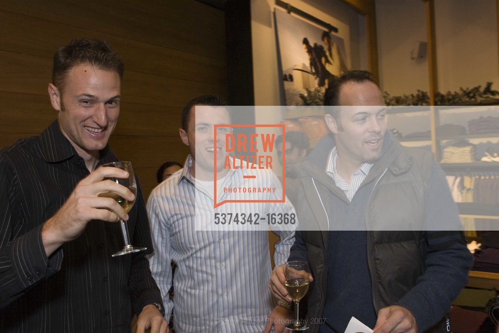 Justin Lomax, James Locke, Geoff Callan, Martin + Osa Launch at Westfield San Francisco Center, Martin + Osa Boutique. 845 Market St San Francisco, CA 94104, November 21st, 2007, Photo #5374342-16368 Justin Lomax, James Locke, Geoff Callan, Photo #5374342-16368