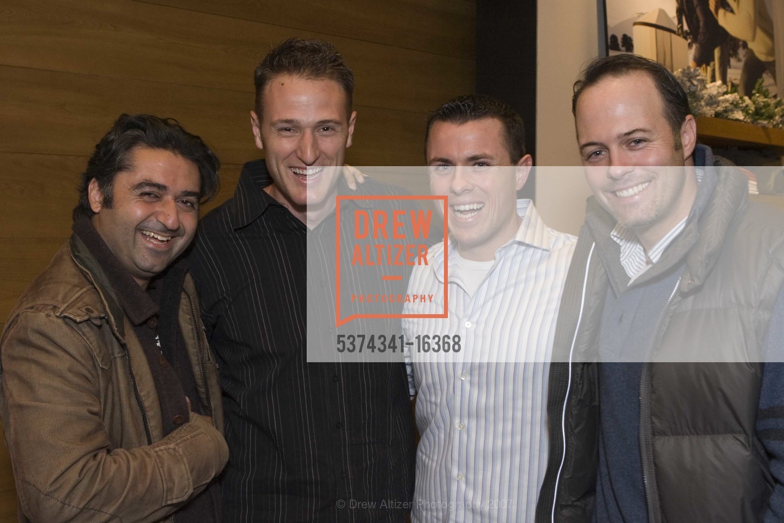 Hooman Khalili, Justin Lomax, James Locke, Jeff Callan, Martin + Osa Launch at Westfield San Francisco Center, Martin + Osa Boutique. 845 Market St San Francisco, CA 94104, November 21st, 2007, Photo #5374341-16368 Hooman Khalili, Justin Lomax, James Locke, Jeff Callan, Photo #5374341-16368
