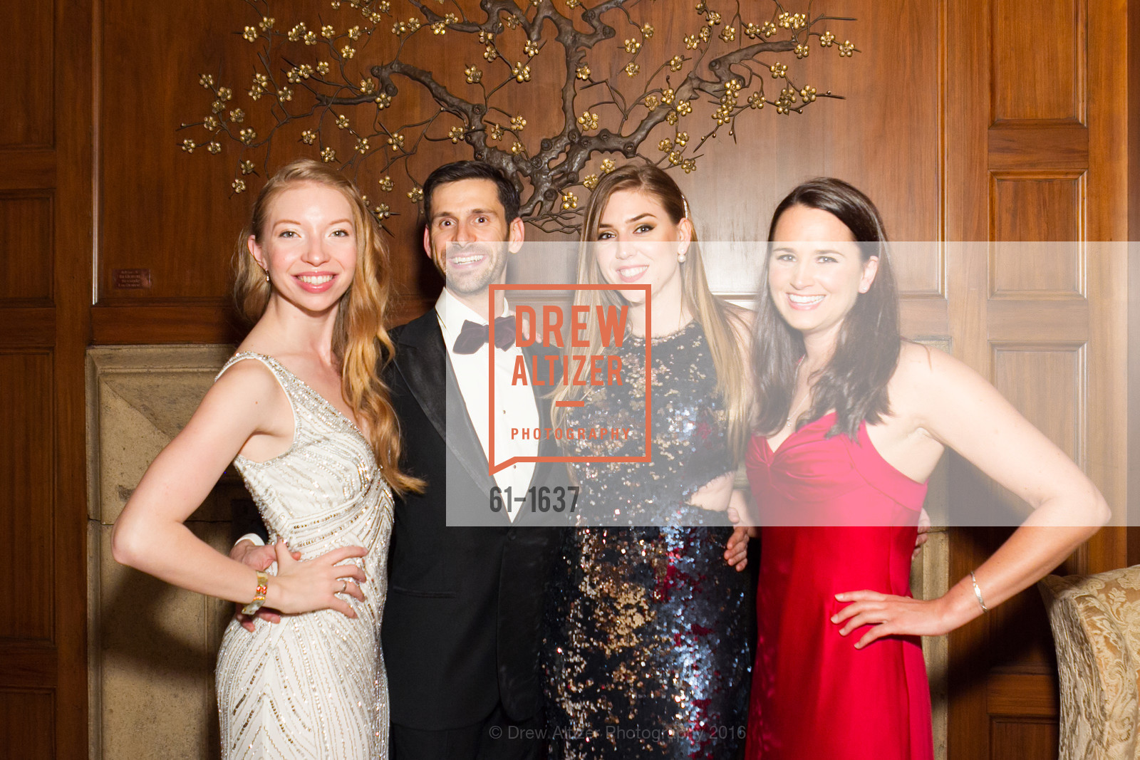 Claire Callahan, Brennan Angel, Alyssa Nordstrom, Kristen Leep, Spinsters Holiday event, Metropolitan Club. 640 Sutter St, San Francisco, CA 94102, December 10th, 2016, Photo #61-1637 Claire Callahan, Brennan Angel, Alyssa Nordstrom, Kristen Leep, Photo #61-1637