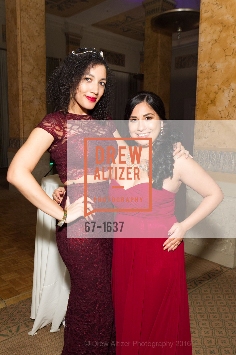 Jasmine Frazier, Natalie Bueno, Spinsters Holiday event, Metropolitan Club. 640 Sutter St, San Francisco, CA 94102, December 10th, 2016, Photo #67-1637 Jasmine Frazier, Natalie Bueno, Photo #67-1637
