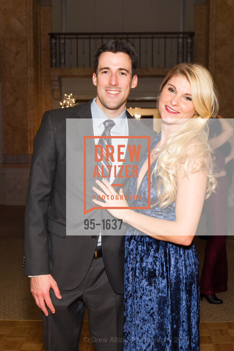 Taylor Marsh, Lauren Gehring, Spinsters Holiday event, Metropolitan Club. 640 Sutter St, San Francisco, CA 94102, December 10th, 2016, Photo #95-1637 Taylor Marsh, Lauren Gehring, Photo #95-1637