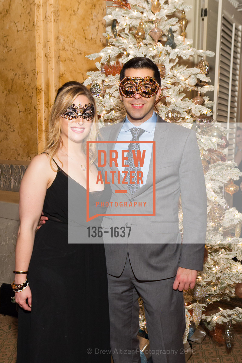 Jenn Hazelwood, Matt Boehm, Spinsters Holiday event, Metropolitan Club. 640 Sutter St, San Francisco, CA 94102, December 10th, 2016, Photo #136-1637 Jenn Hazelwood, Matt Boehm, Photo #136-1637