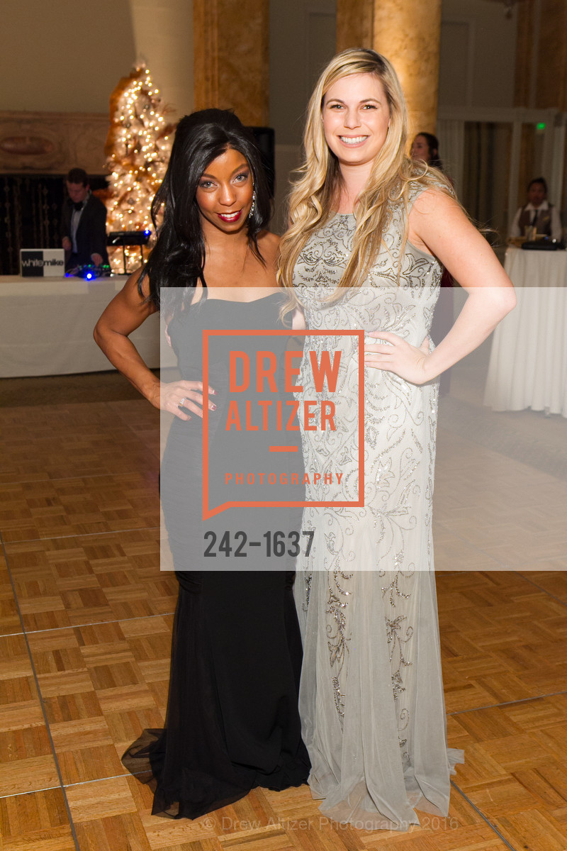Allison Padia, Camille Schmidt, Spinsters Holiday event, Metropolitan Club. 640 Sutter St, San Francisco, CA 94102, December 10th, 2016
