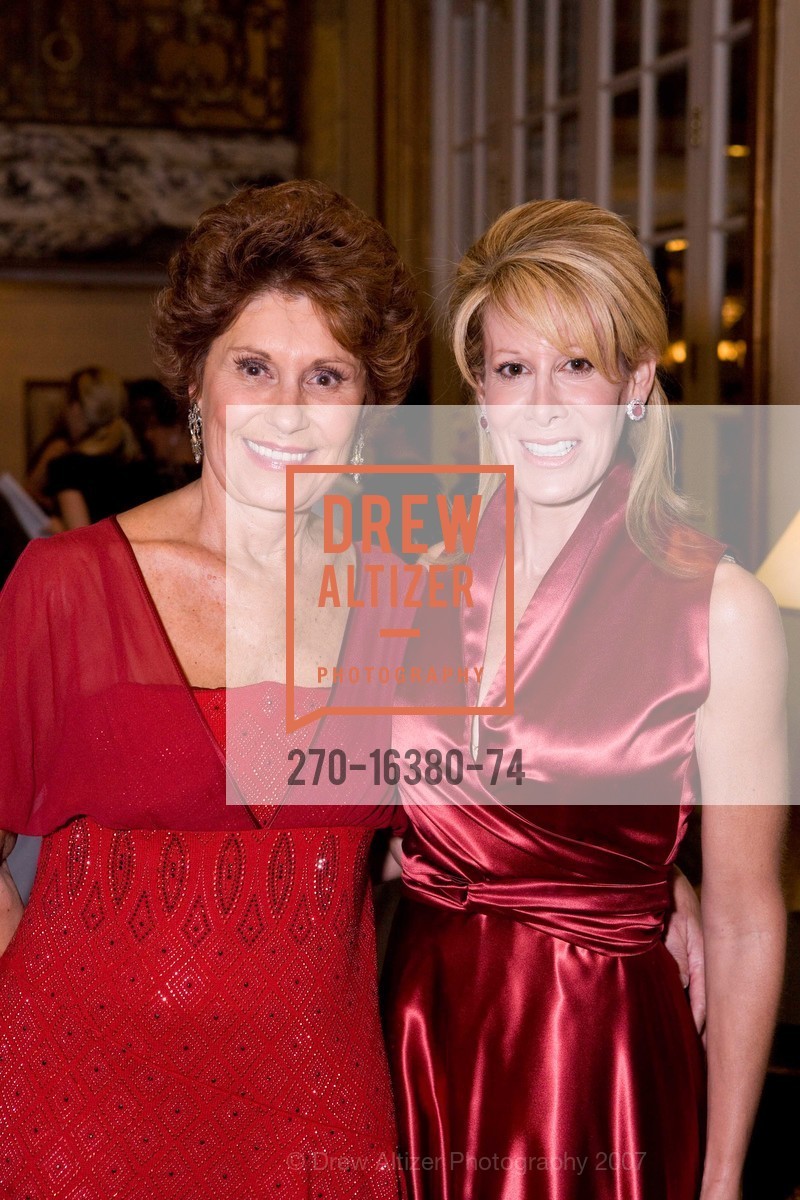 Sandy Ferrando, Jillian Manus-Salzman, 2007 Peninsula Volunteers Gala, The Fairmont Hotel, Ballroom. 950 Mason St, San Francisco, CA 94108, November 17th, 2007, Photo #270-16380-74 Sandy Ferrando, Jillian Manus-Salzman, Photo #270-16380-74