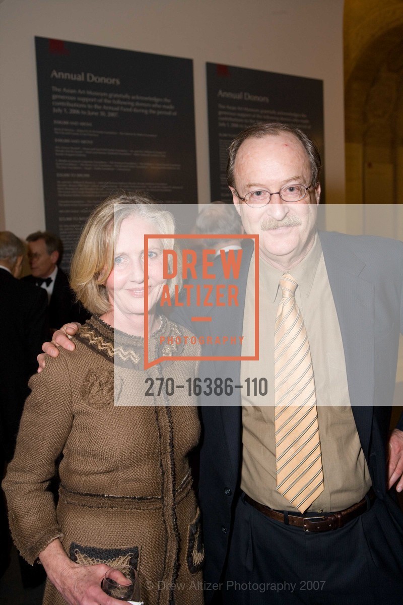 Connie Miller, Wendell Goddard, Asian Art Museum Black Tie Gala Honoring Outgoing Director Emily J. Sano, Asian Art Museum. 200 Larkin St, San Francisco, CA 94102, November 17th, 2007, Photo #270-16386-110 Connie Miller, Wendell Goddard, Photo #270-16386-110