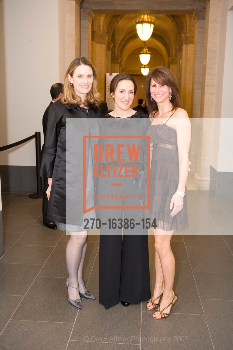 Sarah Woodberry, Noosheen Hashemi, Cindy Goldberg, Asian Art Museum Black Tie Gala Honoring Outgoing Director Emily J. Sano, Asian Art Museum. 200 Larkin St, San Francisco, CA 94102, November 17th, 2007, Photo #270-16386-154 Sarah Woodberry, Noosheen Hashemi, Cindy Goldberg, Photo #270-16386-154