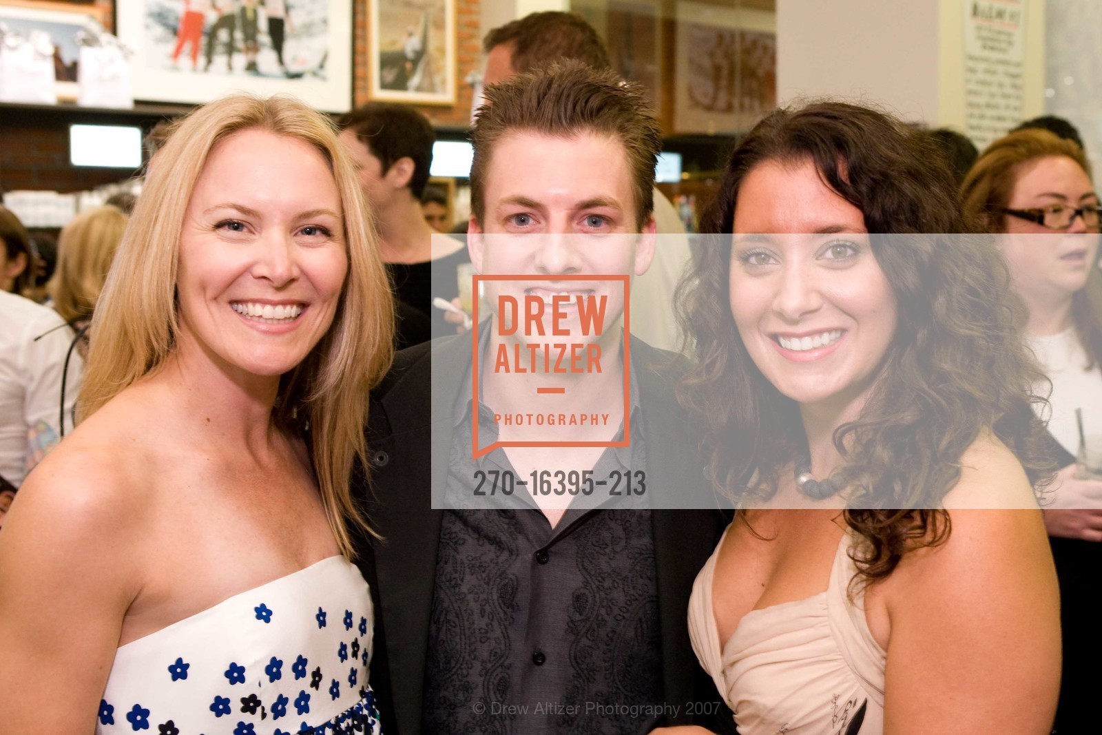 Laura Franklin, Robert Imig, Tina Elmo, Kiehl's Opening, US, September 6th, 2007, Photo #270-16395-213 Laura Franklin, Robert Imig, Tina Elmo, Photo #270-16395-213