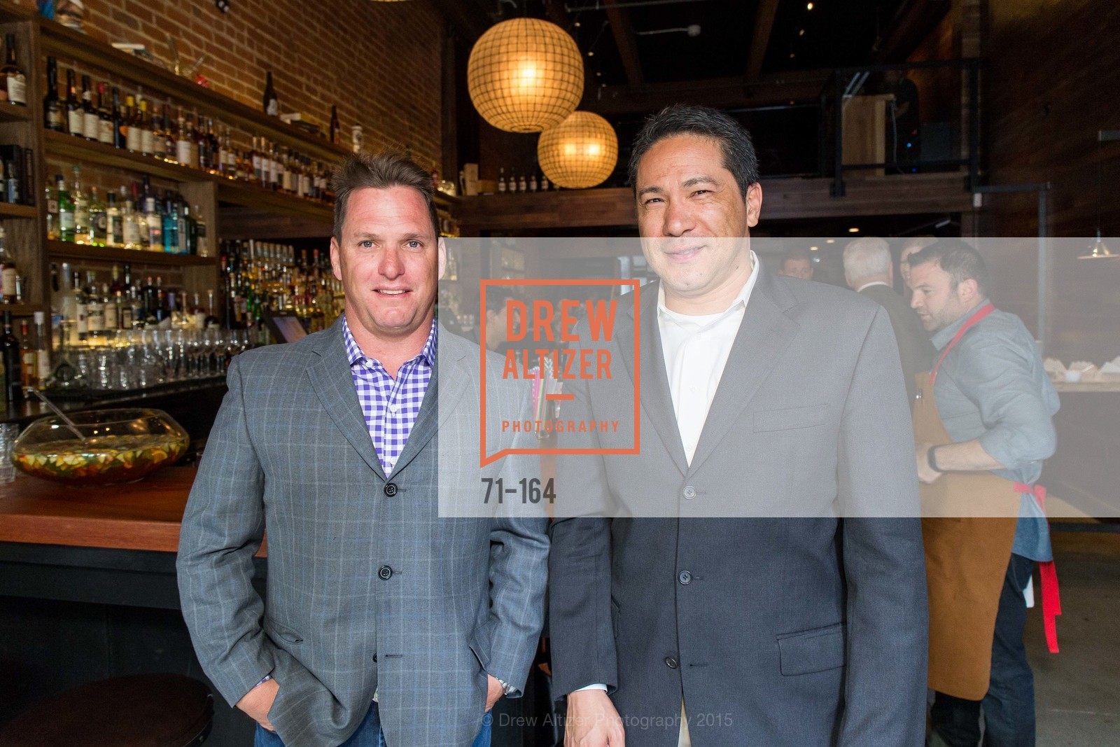 Curtis Tischler, Mark Chow, Gucci & Vogue Dinner, Forgery Bar. 152 Mission St, June 15th, 2015, Photo #71-164 Curtis Tischler, Mark Chow, Photo #71-164