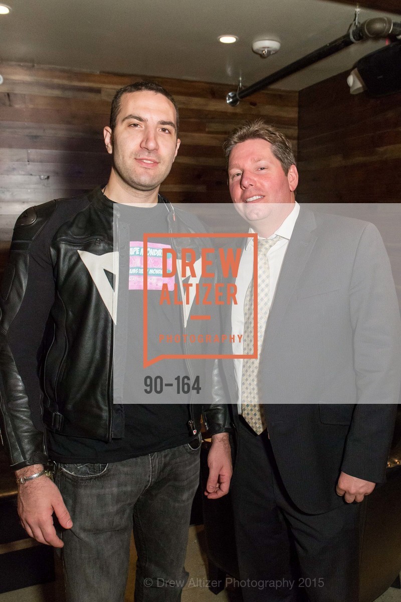 Travis Blain, Jason Pimentel, Gucci & Vogue Dinner, Forgery Bar. 152 Mission St, June 15th, 2015, Photo #90-164 Travis Blain, Jason Pimentel, Photo #90-164