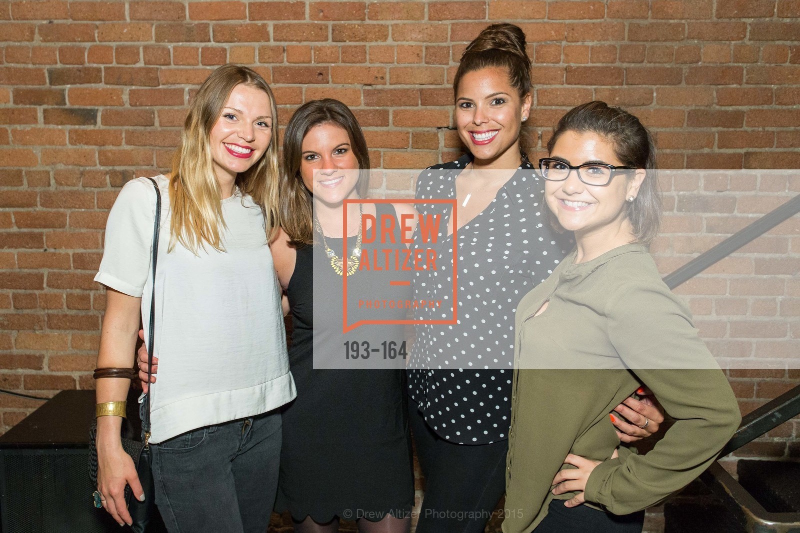 Carina Hessmer, Julie Admassu, Bree Brooks, Roxanne Rodriguez, Gucci & Vogue Dinner, Forgery Bar. 152 Mission St, June 15th, 2015, Photo #193-164 Carina Hessmer, Julie Admassu, Bree Brooks, Roxanne Rodriguez, Photo #193-164