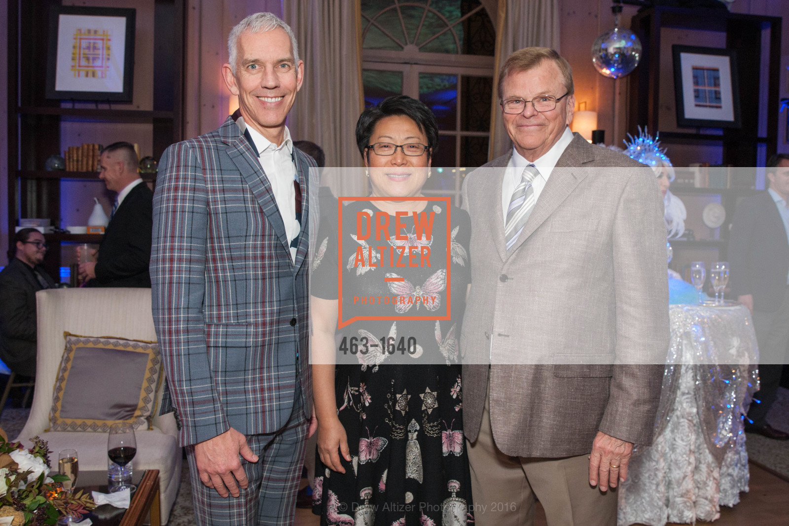 David Oldroyd, Gary Bridge, Gregg Lynn and Glenn Risso's Engagement Party, Farimont Hotel, Penthouse. San Francisco, California, December 7th, 2016, Photo #463-1640 David Oldroyd, Gary Bridge, Photo #463-1640