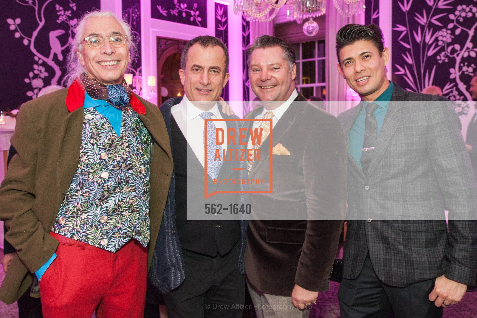Gilbert Pilgram, Jorge Maumer, Andreas Rippel, Alvaro Ibarra, Gregg Lynn and Glenn Risso's Engagement Party, Farimont Hotel, Penthouse. San Francisco, California, December 7th, 2016, Photo #562-1640 Gilbert Pilgram, Jorge Maumer, Andreas Rippel, Alvaro Ibarra, Photo #562-1640