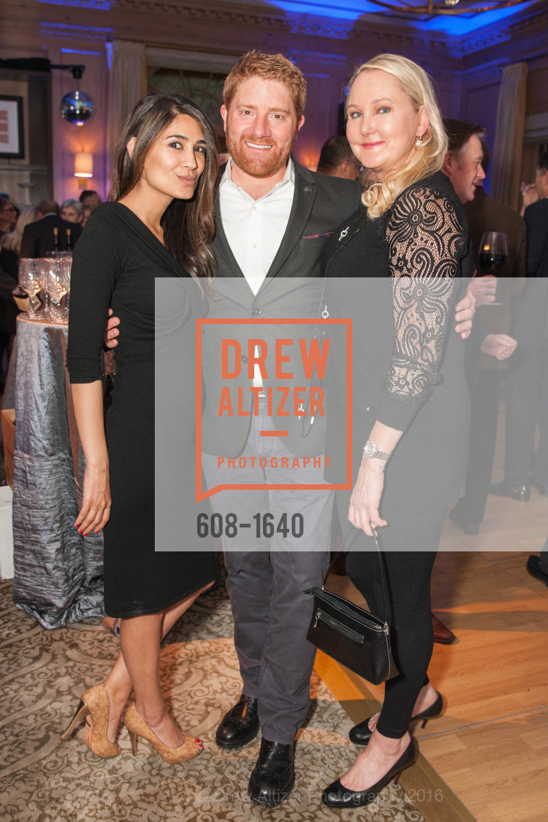 Lily Navabpour, Will Spentlove, Sherry Desmarest, Gregg Lynn and Glenn Risso's Engagement Party, Farimont Hotel, Penthouse. San Francisco, California, December 7th, 2016, Photo #608-1640 Lily Navabpour, Will Spentlove, Sherry Desmarest, Photo #608-1640