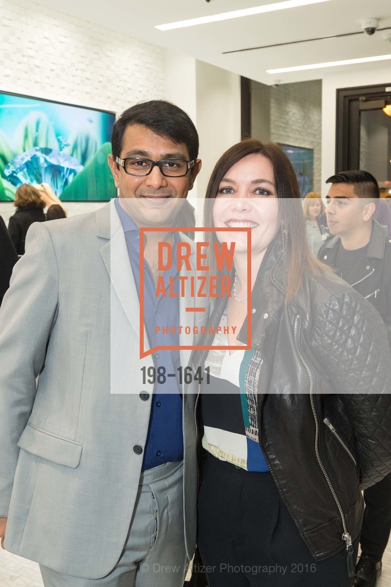 Amish Shah, Joanna Cocking, Spence Diamonds Launch, Spence Diamonds. 333 Santana Row #1035, December 7th, 2016