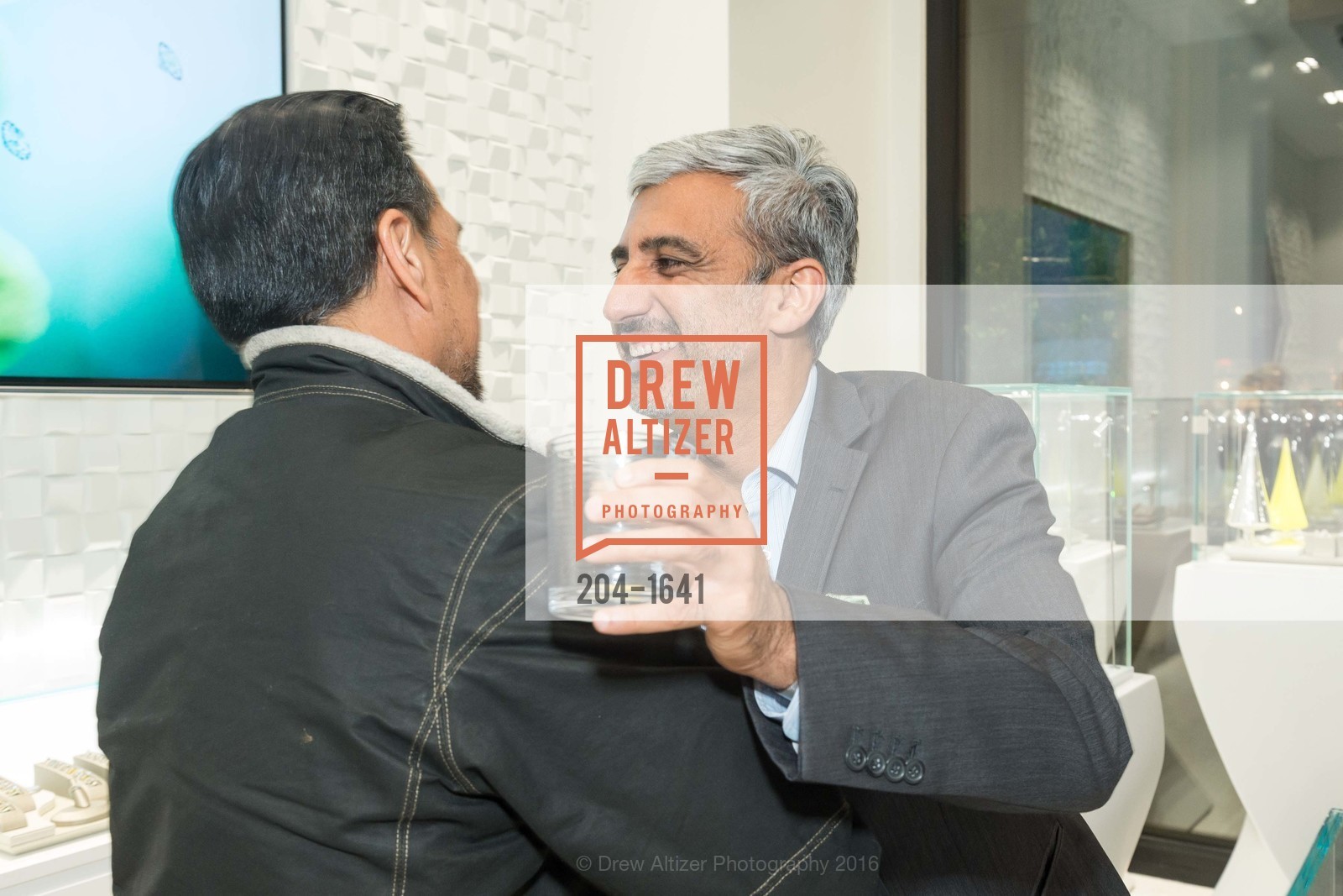 Jess Morales, Mohammed Chaudhry, Spence Diamonds Launch, Spence Diamonds. 333 Santana Row #1035, December 7th, 2016, Photo #204-1641 Jess Morales, Mohammed Chaudhry, Photo #204-1641