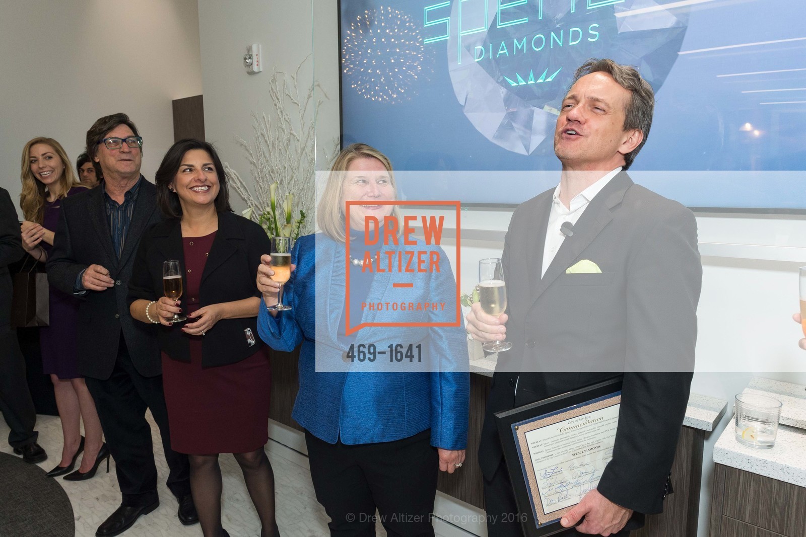 Rose Hererra, Eric Lindberg, Spence Diamonds Launch, Spence Diamonds. 333 Santana Row #1035, December 7th, 2016, Photo #469-1641 Rose Hererra, Eric Lindberg, Photo #469-1641