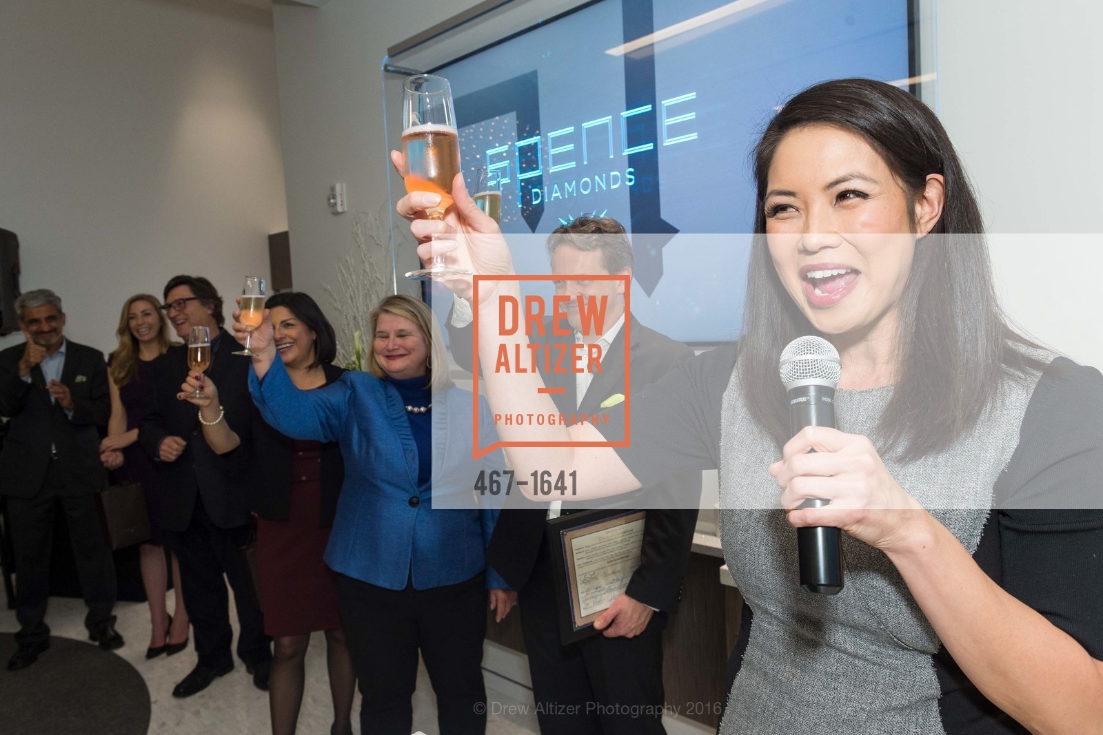 Janelle Wang, Spence Diamonds Launch, Spence Diamonds. 333 Santana Row #1035, December 7th, 2016, Photo #467-1641 Janelle Wang, Photo #467-1641