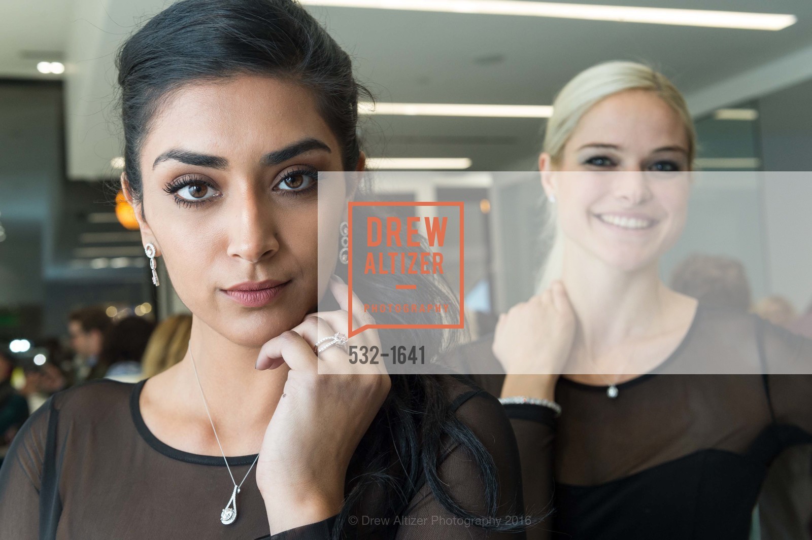Jakiran Kaur, Kelsey Jackson, Spence Diamonds Launch, Spence Diamonds. 333 Santana Row #1035, December 7th, 2016, Photo #532-1641 Jakiran Kaur, Kelsey Jackson, Photo #532-1641