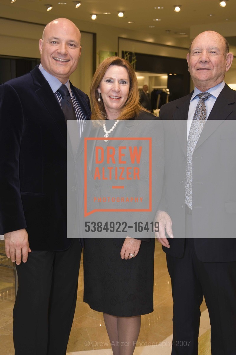 John Capizzi, Kathy Kauftheil, Lee Kauftheil, Neiman-Marcus hosts AN EVENING OF LUXURY, Neiman-Marcus Union Square. 150 Stockton St, San Francisco, CA 94108, November 14th, 2007, Photo #5384922-16419 John Capizzi, Kathy Kauftheil, Lee Kauftheil, Photo #5384922-16419