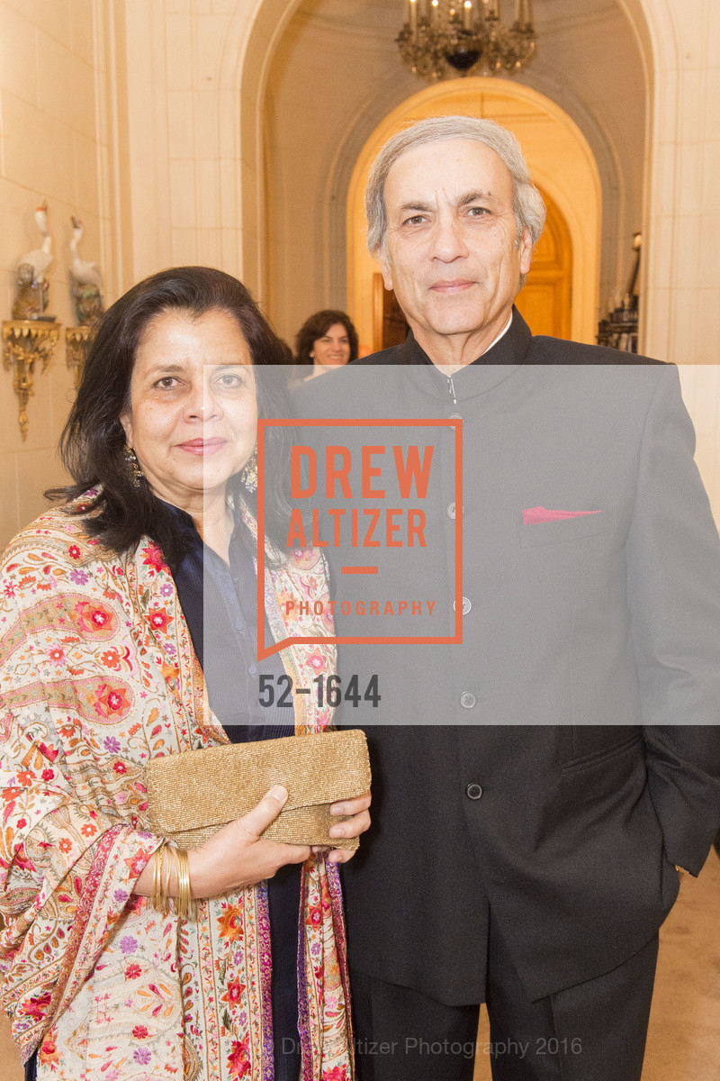 Shayla Misra, Madhav Misra, Ann and Gordon Getty Host the San Francisco Mayor's Office of Protocol Christmas Party, Private Residence. 2525 Van Ness St, December 8th, 2016, Photo #52-1644 Shayla Misra, Madhav Misra, Photo #52-1644