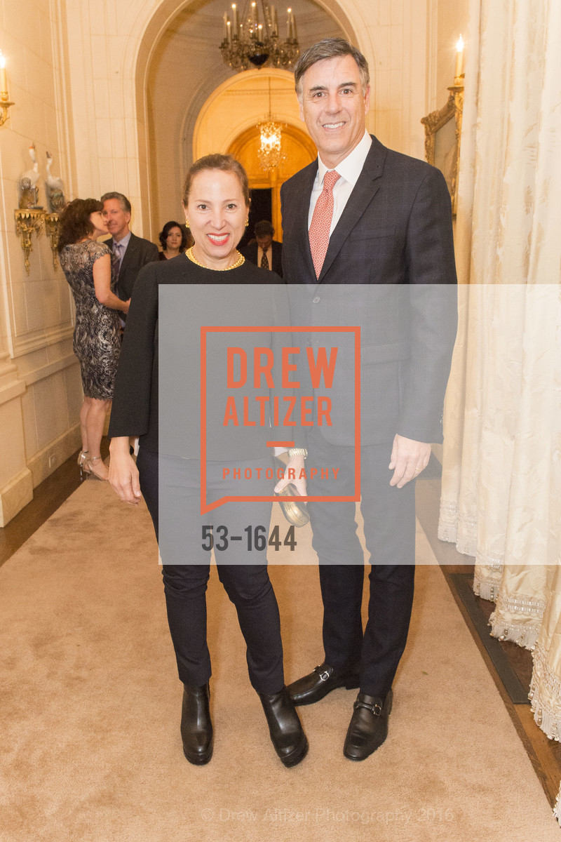 Eleni Kounalakis, Markos Kounalakis, Ann and Gordon Getty Host the San Francisco Mayor's Office of Protocol Christmas Party, Private Residence. 2525 Van Ness St, December 8th, 2016, Photo #53-1644 Eleni Kounalakis, Markos Kounalakis, Photo #53-1644