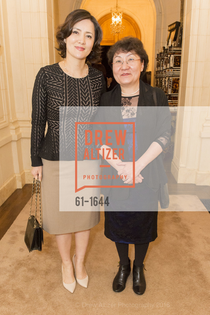 Otgon Ganbayar, Siilegmaa Tserensonom, Ann and Gordon Getty Host the San Francisco Mayor's Office of Protocol Christmas Party, Private Residence. 2525 Van Ness St, December 8th, 2016