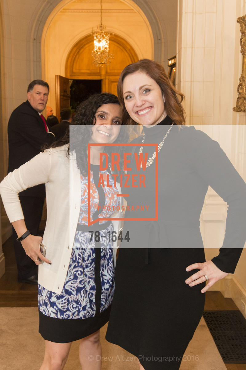 Ramneek Saini, Katie Davis, Ann and Gordon Getty Host the San Francisco Mayor's Office of Protocol Christmas Party, Private Residence. 2525 Van Ness St, December 8th, 2016, Photo #78-1644 Ramneek Saini, Katie Davis, Photo #78-1644